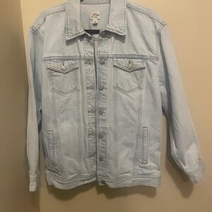 J.Crew Light Blue Denim Jacket - never worn!